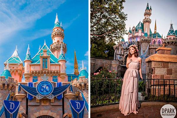 Após fim de noivado, jovem surpreende com ensaio fotográfico inspirador na Disneyland