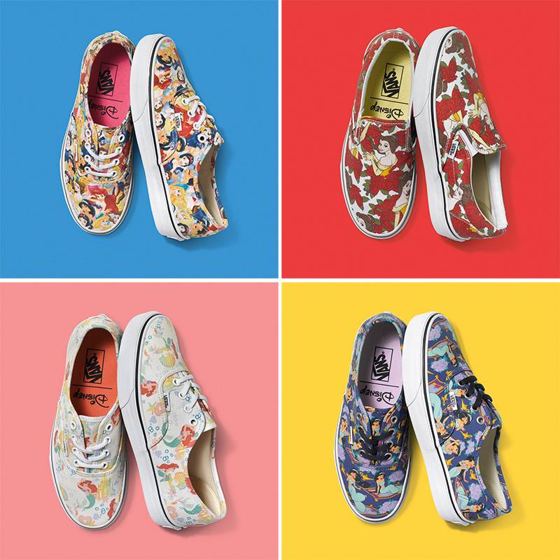 Vans lança coleção de tênis, camisetas e outros acessórios inspirados nas princesas da Disney