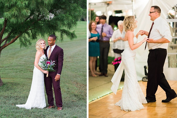 Com a ajuda dos vizinhos, esta noiva conseguiu celebrar o casamento na rua onde cresceu