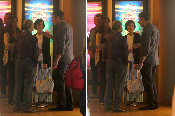 Fátima Bernardes e William Bonner são clicados em shopping do Rio de Janeiro neste sábado (17)