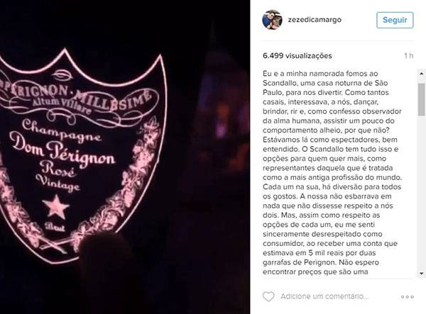 Após polêmica, Zezé Di Camargo explica noitada desastrada em bordel