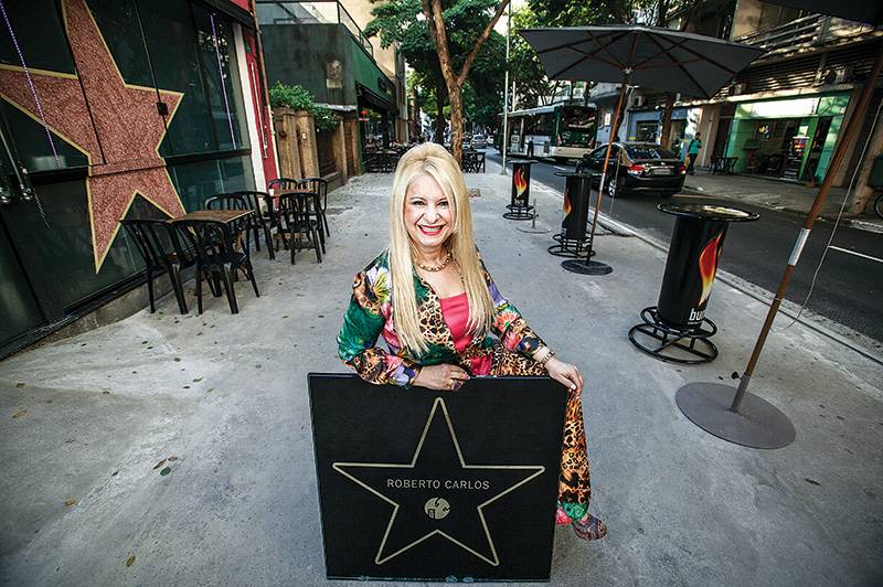 Lilian Gonçalves: calçada da fama em Santa Cecília