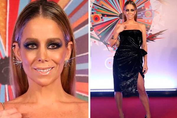 Danielle Winits erra na maquiagem em festa da Globo e vira piada na internet