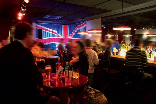 Homenageia o Reino Unido em sua decoração Homenageia o Reino Unido em sua decoração