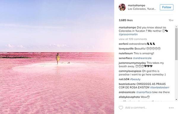 Lagoa cor de rosa? Ponto turístico na América conquista viajantes com água “diferentona”