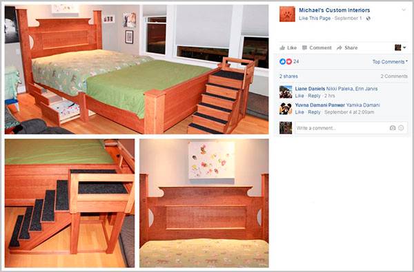 Casal constrói cama “gigante” para dividir com os 8 cachorros de estimação, todos resgatados
