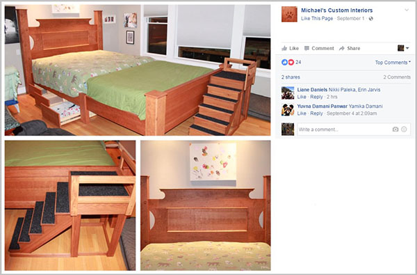 Casal constrói cama “gigante” para dividir com os 8 cachorros de estimação, todos resgatados