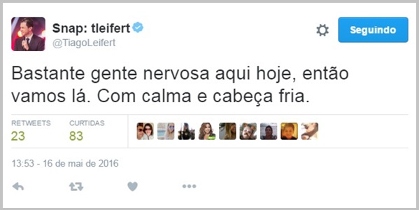 Após prisão de ex-BBB, Tiago Leifert escreve desabafo e provoca polêmica na internet