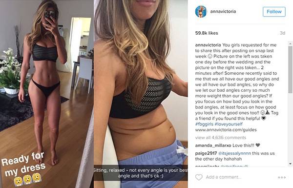Blogueira fitness conquista a internet ao publicar foto de “antes e depois” do casamento