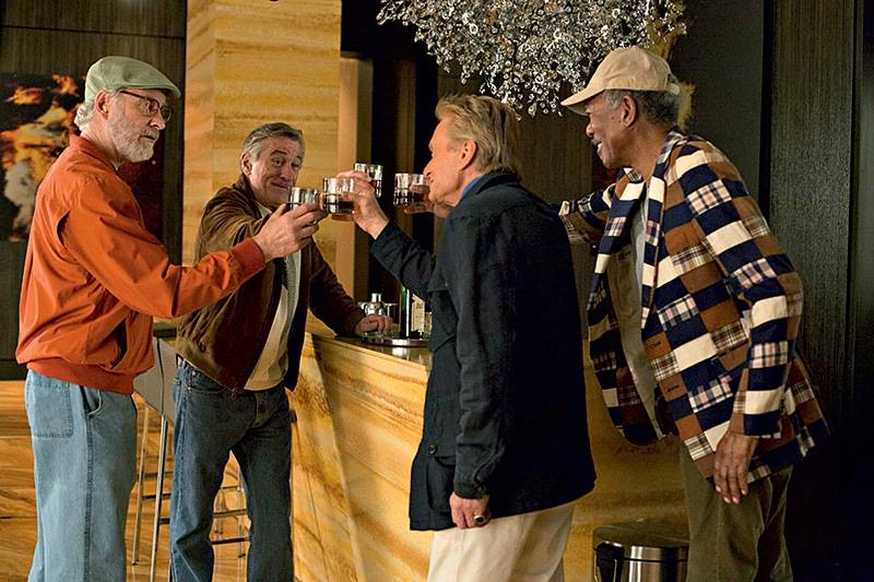 Última Viagem a Vegas: Kline, De Niro, Douglas e Freeman, brinde à toa Última Viagem a Vegas: Kline, De Niro, Douglas e Freeman, brinde à toa