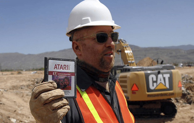 Cartuchos de Atari são encontrados em escavação nos Estados Unidos