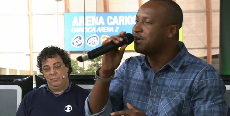 Reação de Casagrande ao show de Thiaguinho no ‘Estúdio Olímpico’ vira piada