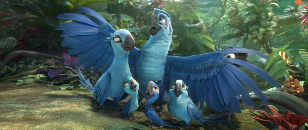 Rio 2 estreia em número recorde de salas no Brasil