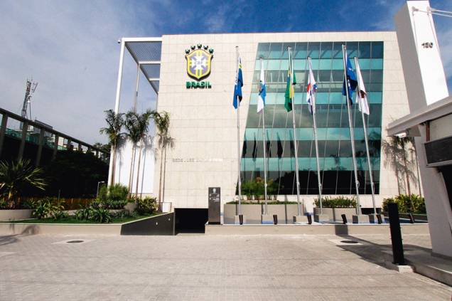 A sede da CBF, no Rio: inaugurada em 2014, após investimentos de 100 milhões de reais A sede da CBF, no Rio: inaugurada em 2014, após investimentos de 100 milhões de reais