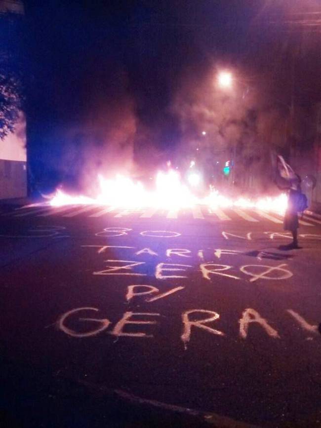 Manifestação Passe Livre Lapa