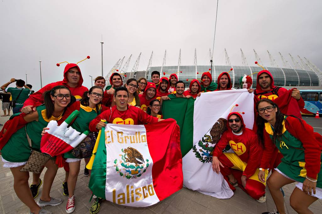Torcedores Brasil x México