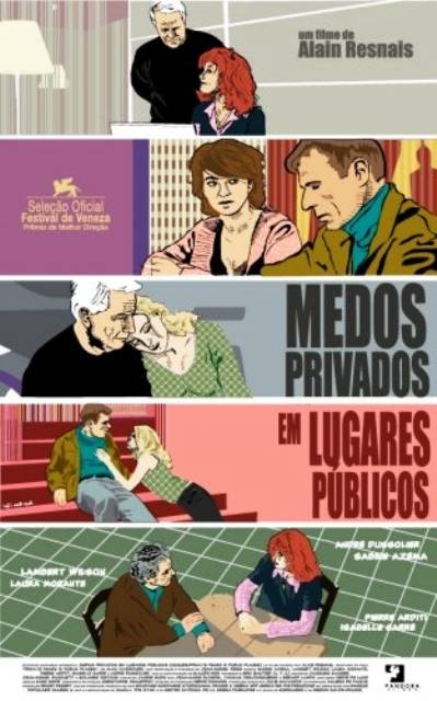 Medos Privados em Lugares Públicos: pôster do filme Medos Privados em Lugares Públicos: pôster do filme