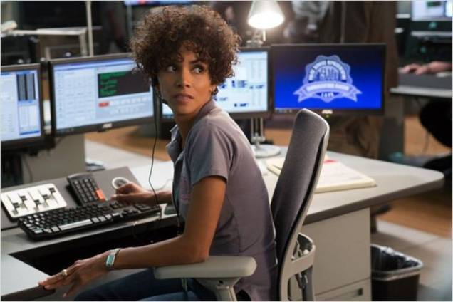 Chamada de Emergência: a atriz Halle Berry como a personagem Jordan Turner Chamada de Emergência: a atriz Halle Berry como a personagem Jordan Turner