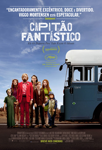 Capitão Fantástico: pôster do filme Capitão Fantástico: pôster do filme
