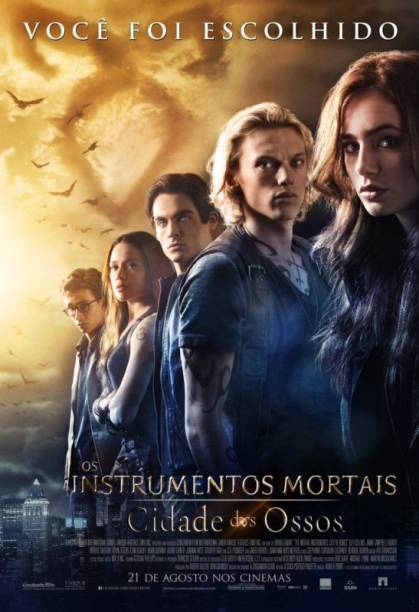 Os Instrumentos Mortais - Cidade dos Ossos: pôster do filme