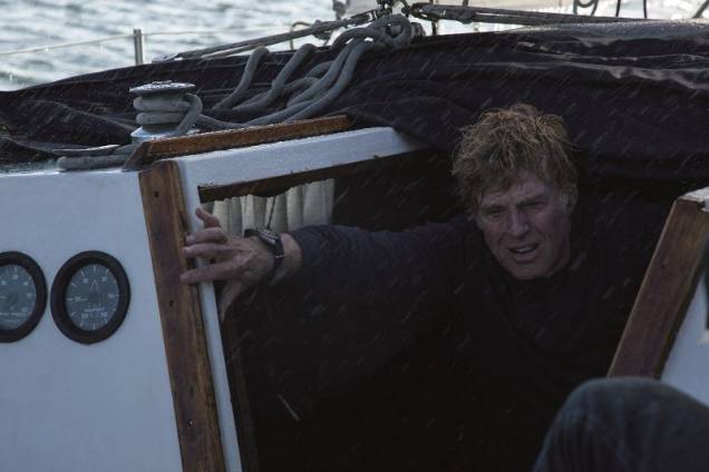 Até o Fim: o navegador Our man (Robert Redford) pelo Oceano Pacífico Até o Fim: o navegador Our man (Robert Redford) pelo Oceano Pacífico