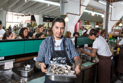 O chef Checho Gonzales: ele seguirá no comando do Mescla, na Barra Funda