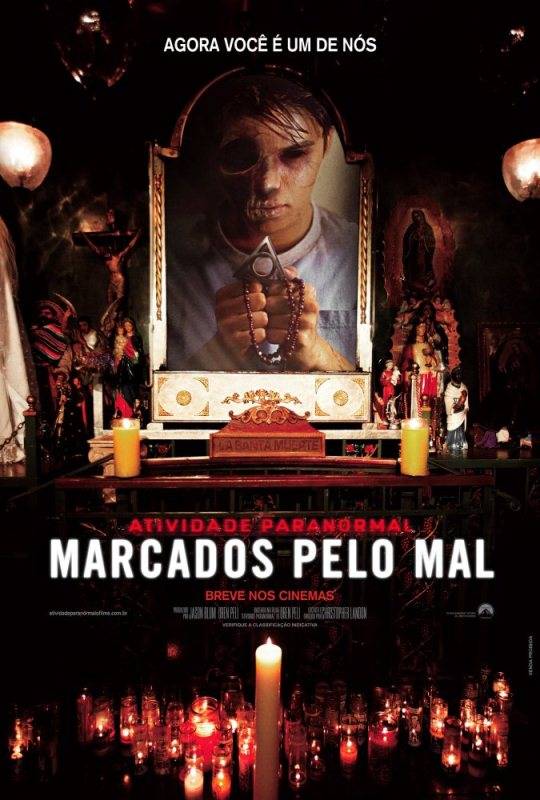 Atividade Paranormal: Marcados pelo Mal: pôster do filme Atividade Paranormal: Marcados pelo Mal: pôster do filme