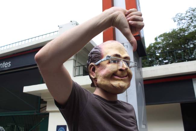 Protesto falta de água