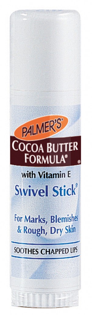 Hidratante labial, da Palmer’s. Lábios macios e livres de rachaduras. Preço sugerido: R$ 30. SAC: (14) 3202-8482