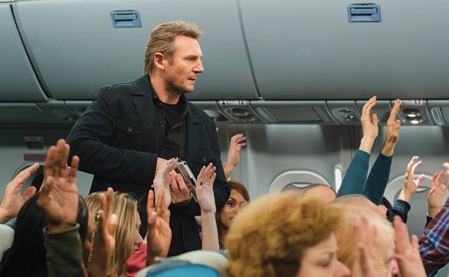 Sem Escalas: Neeson, à procura de um suspeito em pleno voo Sem Escalas: Neeson, à procura de um suspeito em pleno voo