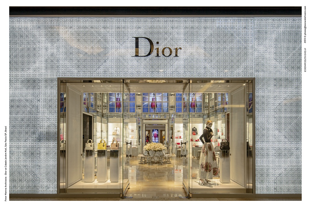 Fachada da loja Dior do Shopping Cidade Jardim
