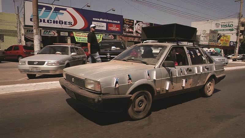 A Cidade é uma Só: carro usado para propaganda política