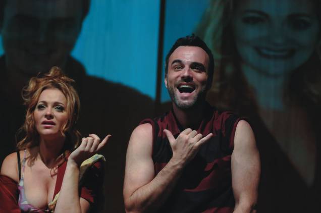 Os atores Alexandra Richter e Marcelo Valle: divertida discórdia Os atores Alexandra Richter e Marcelo Valle: divertida discórdia