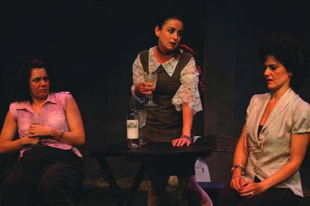 Cristina Cavalcanti, Alejandra Sampaio e Lavínia Pannunzio: tensão crescente Cristina Cavalcanti, Alejandra Sampaio e Lavínia Pannunzio: tensão crescente