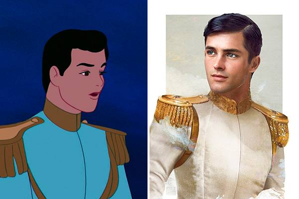 Artista cria versões de “carne e osso” dos príncipes da Disney