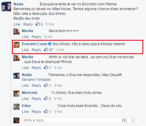 Evaristo Costa explica por que não frequenta os programas de entretenimento da Rede Globo
