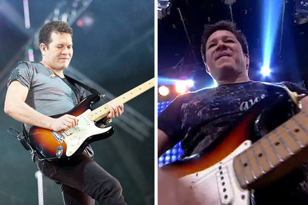 Novo guitarrista de Joelma surpreende pela semelhança com Ximbinha e vira assunto na internet