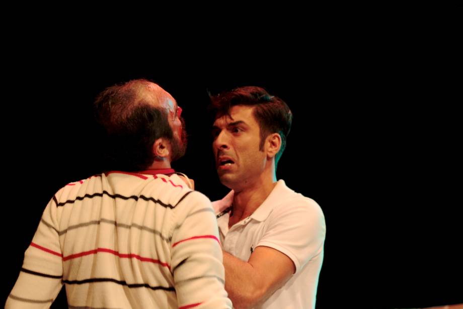 André Capuano e Vitor Vieira na peça do Tablado de Arruar André Capuano e Vitor Vieira na peça do Tablado de Arruar