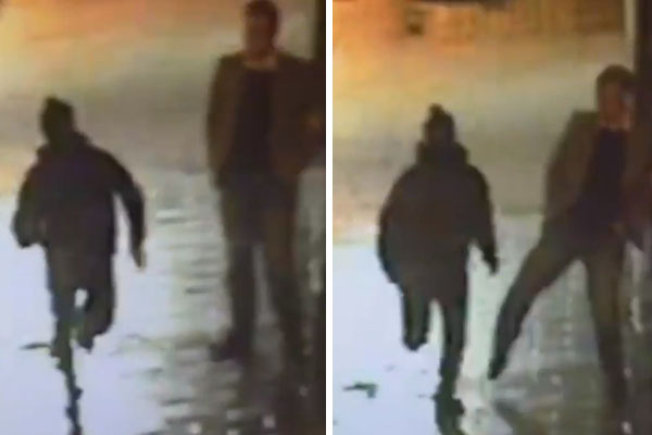 De maneira inusitada, rapaz ajuda policial a prender suspeito em perseguição a pé