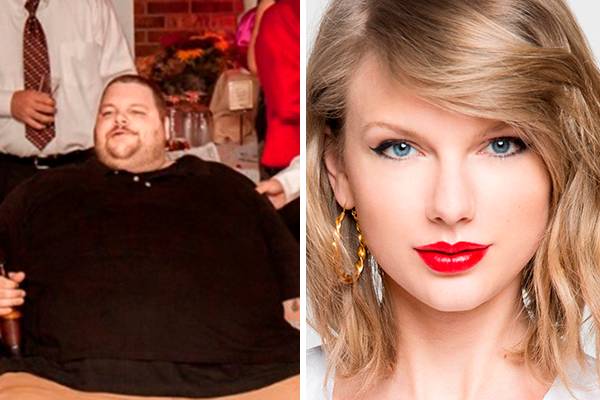 Homem perde 180 quilos e atribui sucesso ao trabalho duro e… à cantora Taylor Swift