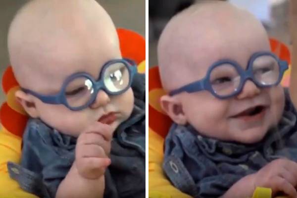 Em vídeo, bebê tem reação emocionante ao ver o rosto de sua mãe pela primeira vez