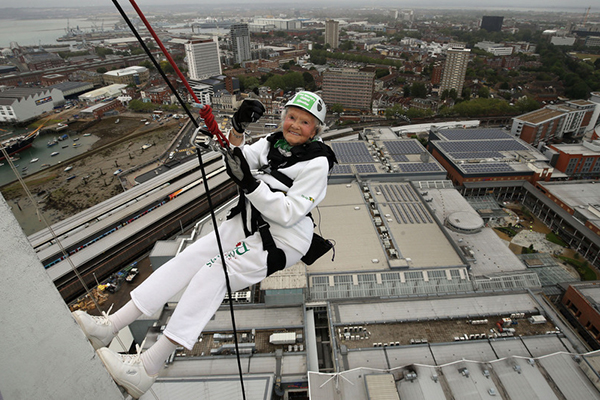 Daring Doris takes plunge again