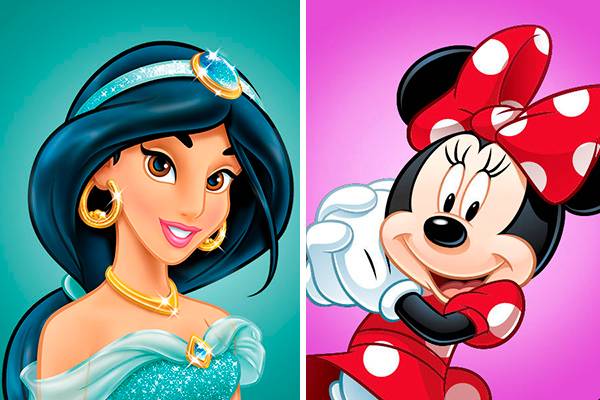 Jasmine e Minnie Mouse são as estrelas de nova coleção da Disney da Pandora