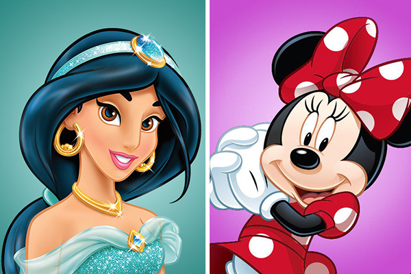 Jasmine e Minnie Mouse são as estrelas de nova coleção da Disney da Pandora