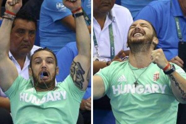 Após vitória e quebra de recorde, reação de marido de nadadora húngara conquista a internet