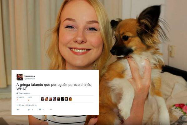 Vídeo de YouTuber holandesa tentando falar português provoca polêmica nas redes sociais