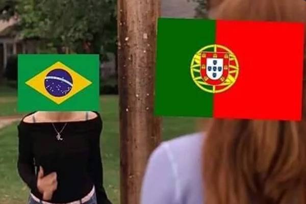 Brasil e Portugal “brigaram” no Twitter nesta terça (14) por causa de uma… piada