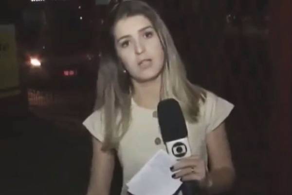 Jornalista da Rede Globo é assaltada enquanto fazia reportagem sobre a falta de segurança