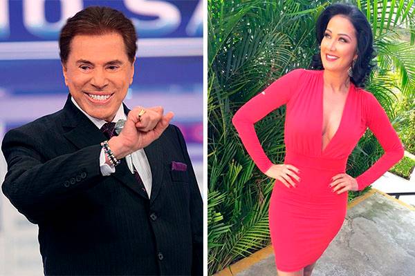 Silvio Santos e Helen Ganzarolli protagonizam cena inusitada e dão o que falar na internet neste domingo (19)