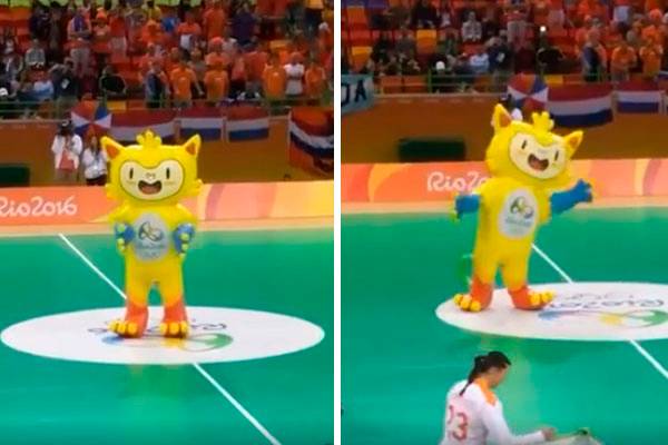 Este vídeo do Vinícius, mascote da Olimpíada, brincando com a torcida vai animar sua sexta (12)